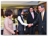 招待行政長官梁振英先生伉儷午宴